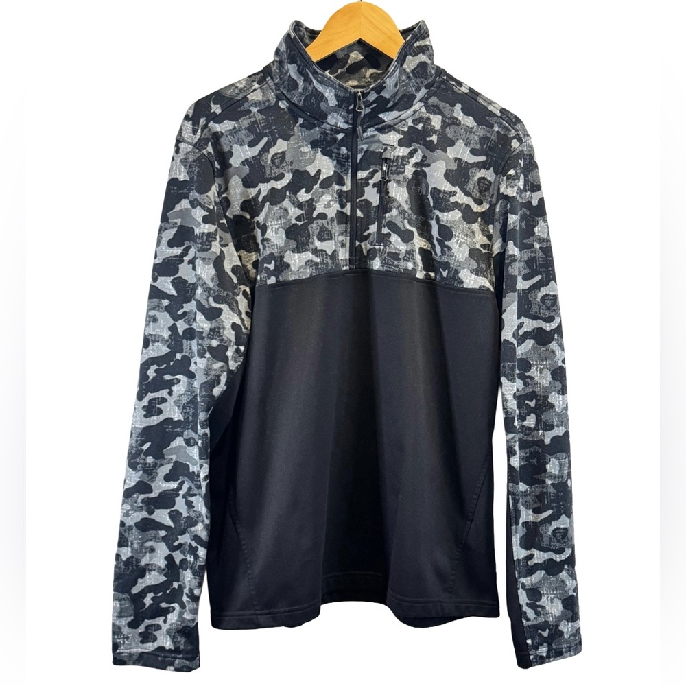 The North Face Camouflage| 1/4 Zip| Mock Neck Sweater/Pullover